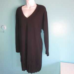 Crea Concept Paris Black Dress Sz 46 XL Lagenlook